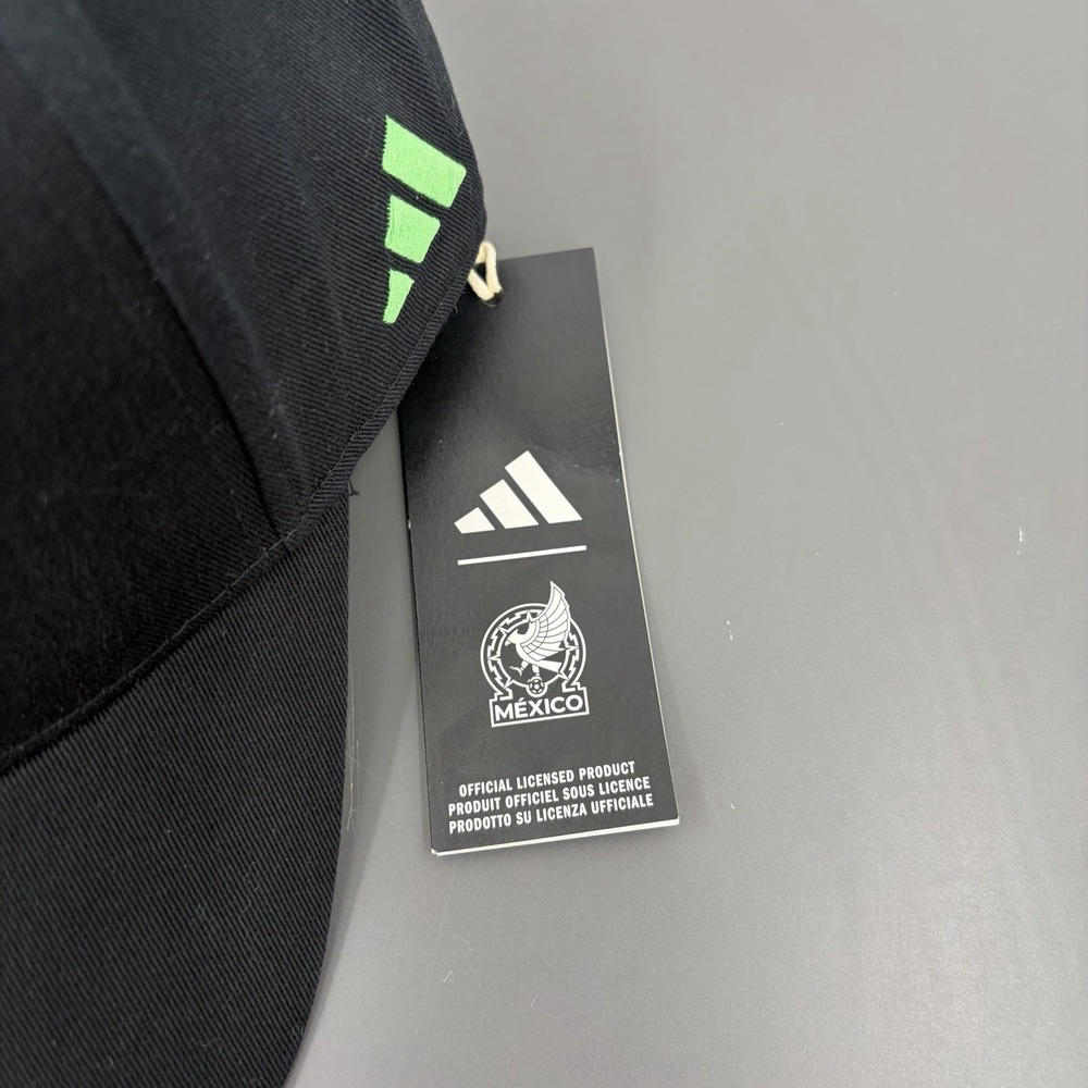 Adidas World Cup 2026 Team MEXICO Soccer Hat KE7873 OSFM Adjustable Black New - Picture 4 of 7